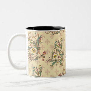 Tasse 2 Couleurs Fioritures florentines italiennes