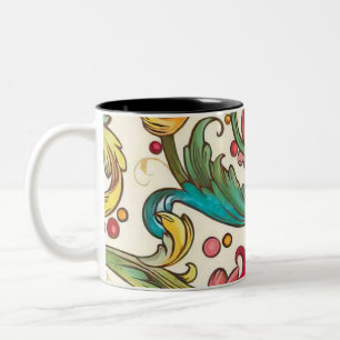 Tasse 2 Couleurs Fioritures florentines italiennes