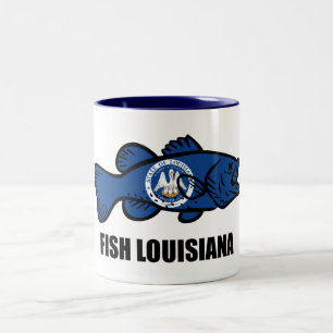 Tasse 2 Couleurs Fish Louisiana