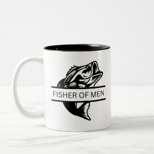 Tasse 2 Couleurs Fisher des hommes Dieu Mug, Faith Mug, Christian