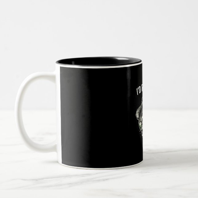 Tasse 2 Couleurs Fisher Je Préférerais Pêcher (Gauche)