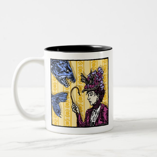 Tasse 2 Couleurs Fishhook - Pop Goth Nightmare Surreal  (Gauche)