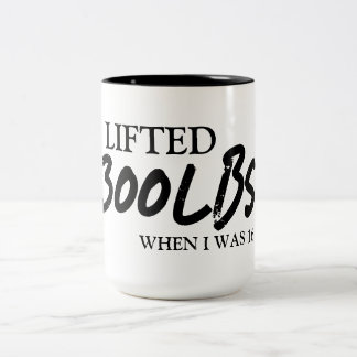 Tasse 2 Couleurs Fitness drôle