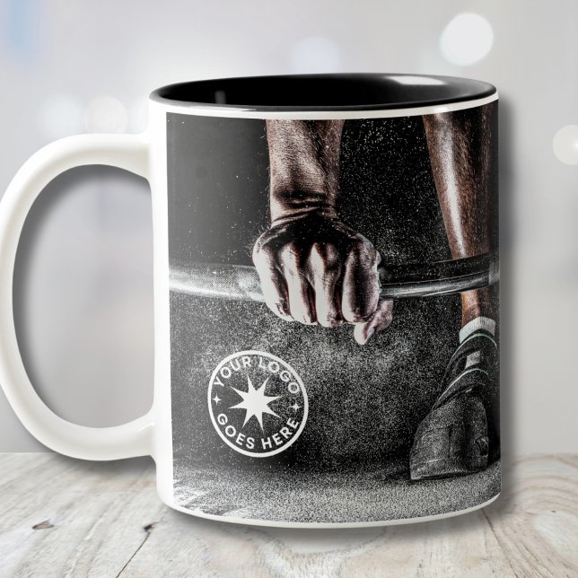 Tasse 2 Couleurs Fitness Personal Trainer Salle de gym (Fitness Weightlifting Barbell Personal Trainer Gym Two-Tone Coffee Mug)
