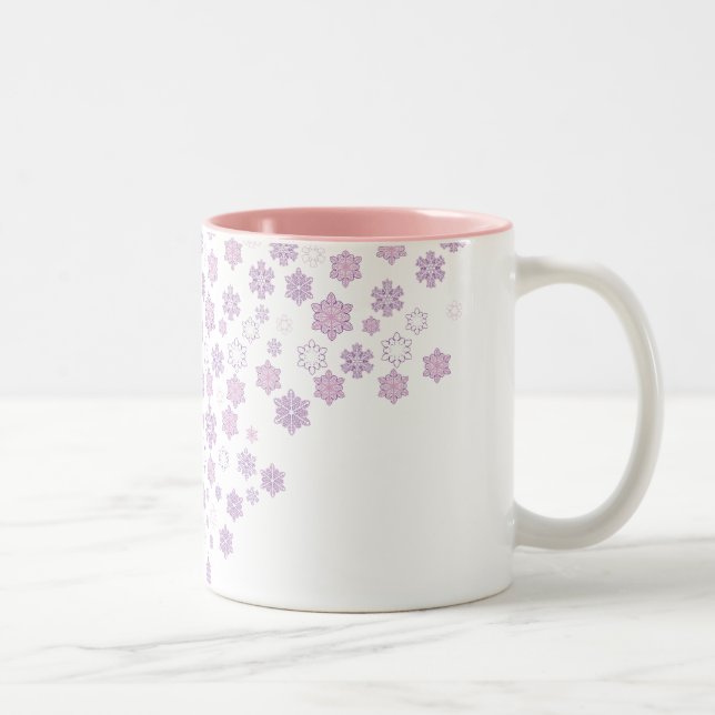 Tasse 2 Couleurs Flacons de neige-2 (Droit)