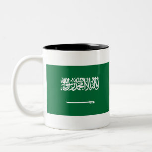 Tasse 2 Couleurs Flag d'Arabie saoudite