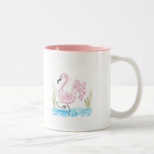 Tasse 2 Couleurs Flamant rose rose #13