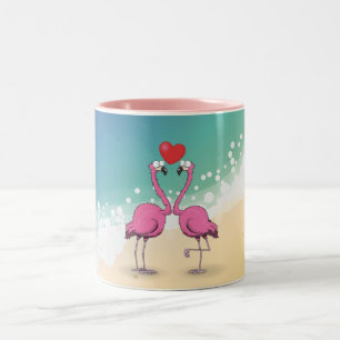 Tasse 2 Couleurs Flamants