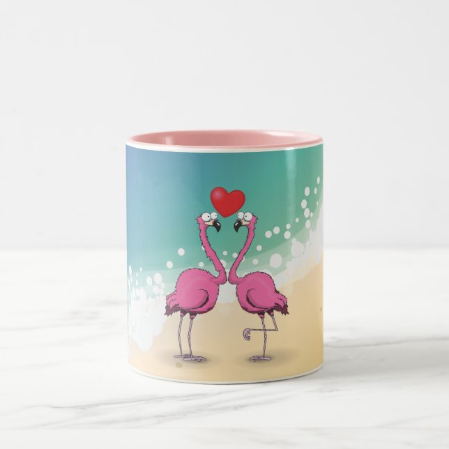 Tasse 2 Couleurs Flamants (Centre)