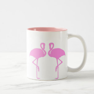 Tasse 2 Couleurs Flamants roses roses