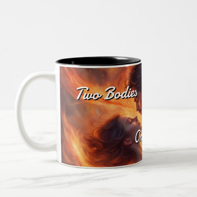Tasse 2 Couleurs Flames jumelles 006 (Gauche)