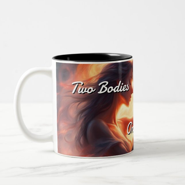 Tasse 2 Couleurs Flames jumelles 013 (Gauche)