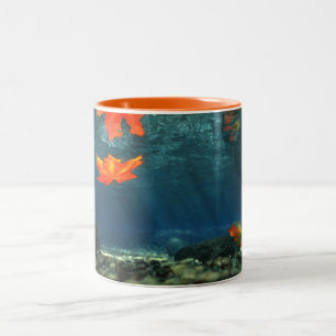 Tasse 2 Couleurs Flamme dans la boue d'eau