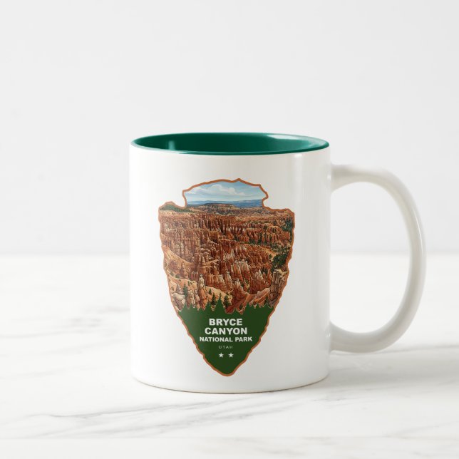 Tasse 2 Couleurs Flèche du Parc national de Bryce Canyon (Droit)