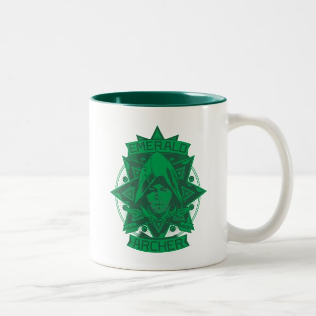 Tasse 2 Couleurs Flèche | Emerald Archer Graphic (Droit)