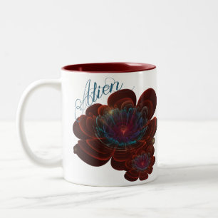 Tasse 2 Couleurs Fleur Corolla Rouge