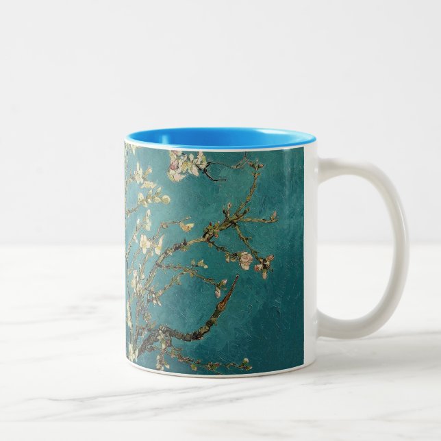 Tasse 2 Couleurs Fleur d'amande (Droit)
