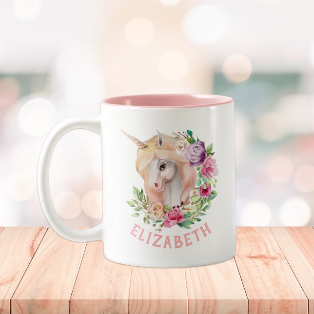 Tasse 2 Couleurs Fleur de Licorne (Créateur téléchargé)