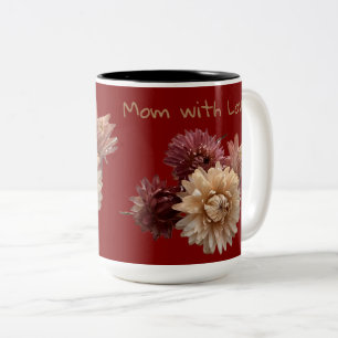 Tasse 2 Couleurs Fleur de paille rose et marron nommée