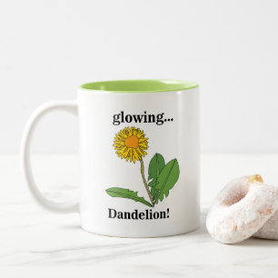 Tasse 2 Couleurs Fleur de pissenlit floral