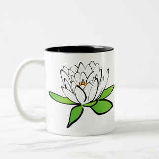 Tasse 2 Couleurs Fleur Lily de Lotus