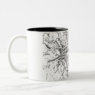 Tasse 2 Couleurs Fleur naturel