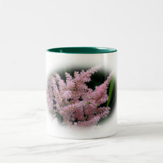 Tasse 2 Couleurs Fleur rose éclatante personnalisée