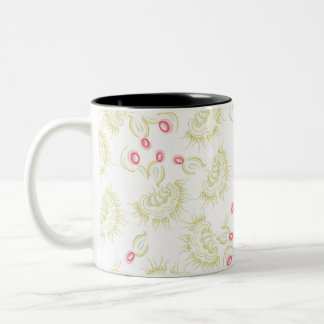 Tasse 2 Couleurs Fleurs cactus
