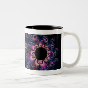 Tasse 2 Couleurs Fleurs de cactus - Fractal