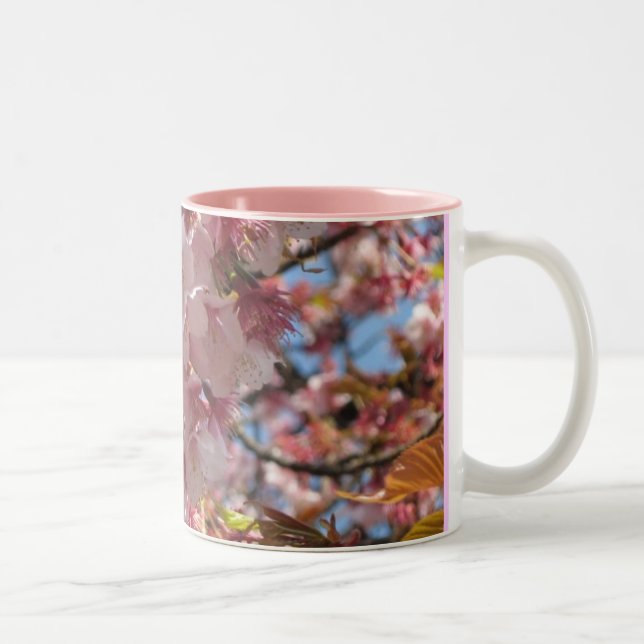 Tasse 2 Couleurs Fleurs de cerisier (Droit)