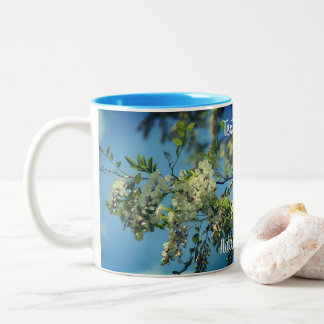 Tasse 2 Couleurs Fleurs de criquets personnalisées