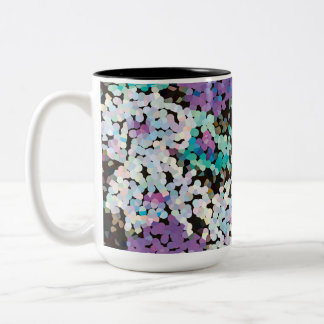 Tasse 2 Couleurs Fleurs de cristal pourpre en floraison