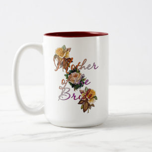 Tasse 2 Couleurs Fleurs de la mère de la mariée