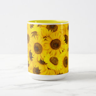 Tasse 2 Couleurs Fleurs de soleil