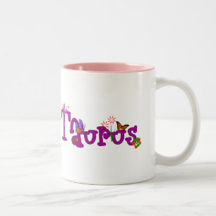 Tasse 2 Couleurs Fleurs de Taureau