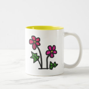 Tasse 2 Couleurs Fleurs douces