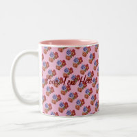 fleurs roses rouges et bourgeons roses joli floral