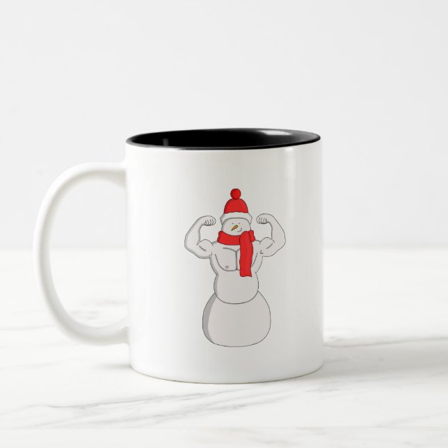 Tasse 2 Couleurs Flex Muscle Snowman (Gauche)