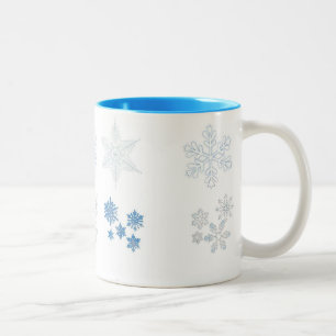 Tasse 2 Couleurs Flocon de neige
