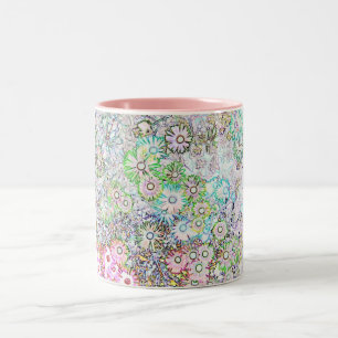 Tasse 2 Couleurs Flower power