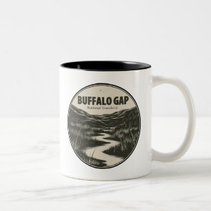 Tasse 2 Couleurs Flux national des prairies de Buffalo Gap