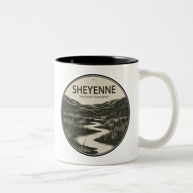 Tasse 2 Couleurs Flux national des prairies de Sheyenne (Droit)