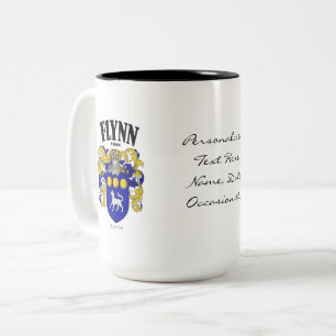 Tasse 2 Couleurs Flynn Family Crest, Traduction & Signification