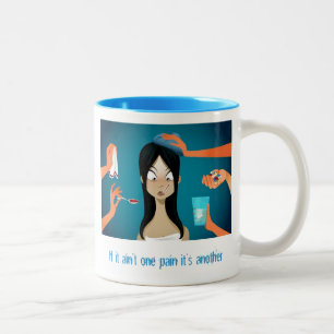 Tasse 2 Couleurs FMS : Si ce n'est pas une douleur il est un autre