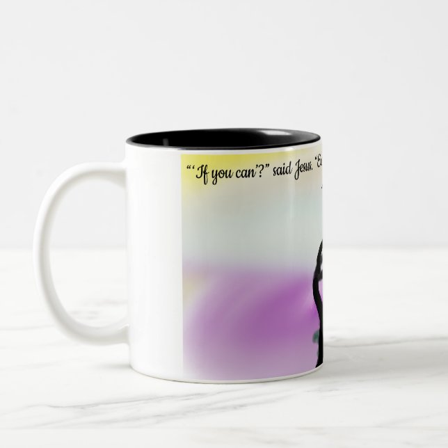 Tasse 2 Couleurs foi de Jésus   (Gauche)