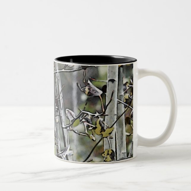 Tasse 2 Couleurs Forêt de trembles (Droit)