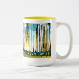 Tasse 2 Couleurs Forêt matinale