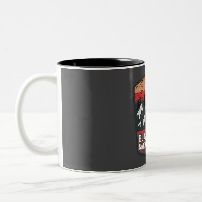 Tasse 2 Couleurs Forêt nationale de Black Hills (Gauche)