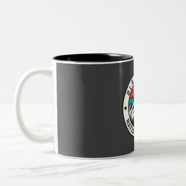 Tasse 2 Couleurs forêt nationale de black hills (Gauche)