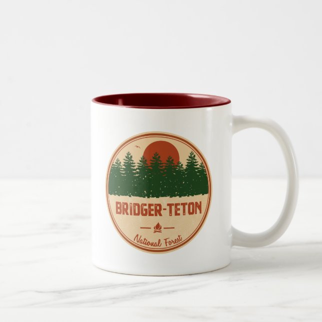 Tasse 2 Couleurs Forêt nationale de Bridger-Teton (Droit)